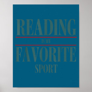 Póster Lectura Divertida Es Mi Frase Favorita De Amante D