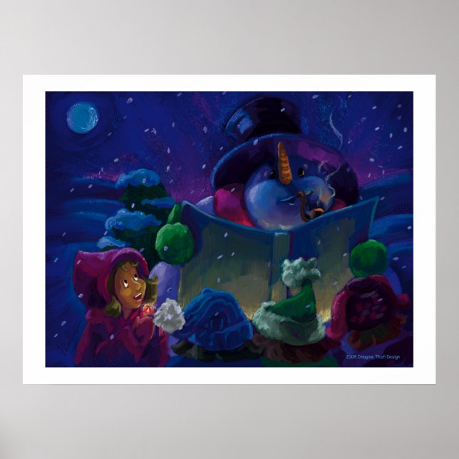 Póster Lectura en invierno (Frente)