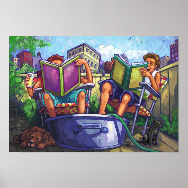 Póster Lectura en verano (Frente)