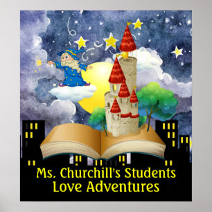 Póster Lectura - Poster de alfabetización - SRF