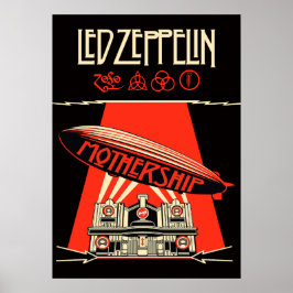 Póster led zeppelin album cover