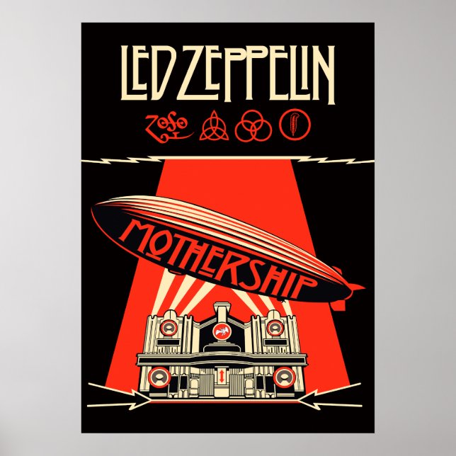 Póster led zeppelin album cover (Frente)