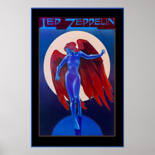 Póster Led Zeppelin Ultra Rare, 1977 Illustration Poster (Frente)