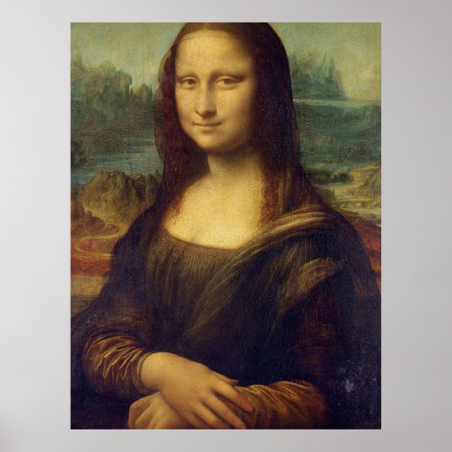 Póster Ledge de imágenes de Mona Lisa (Frente)
