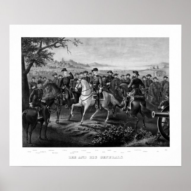 Póster Lee y sus generales (Frente)