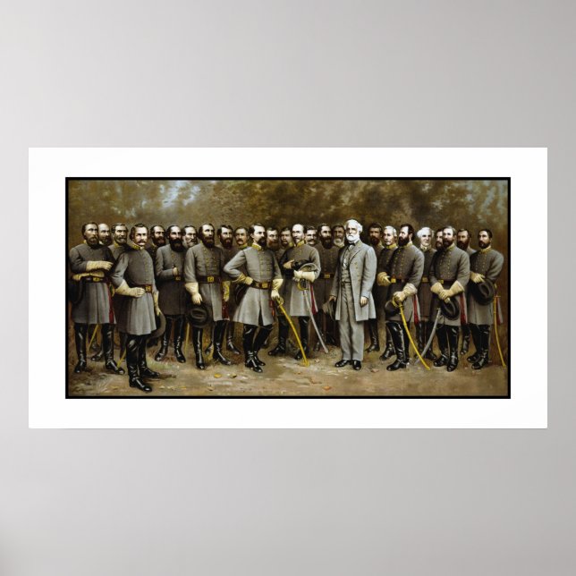 Póster Lee y sus generales (Frente)