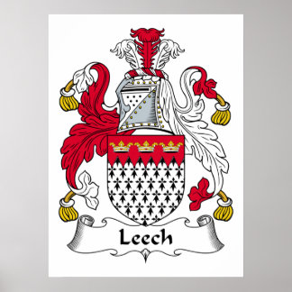 Póster Leech Family Crest