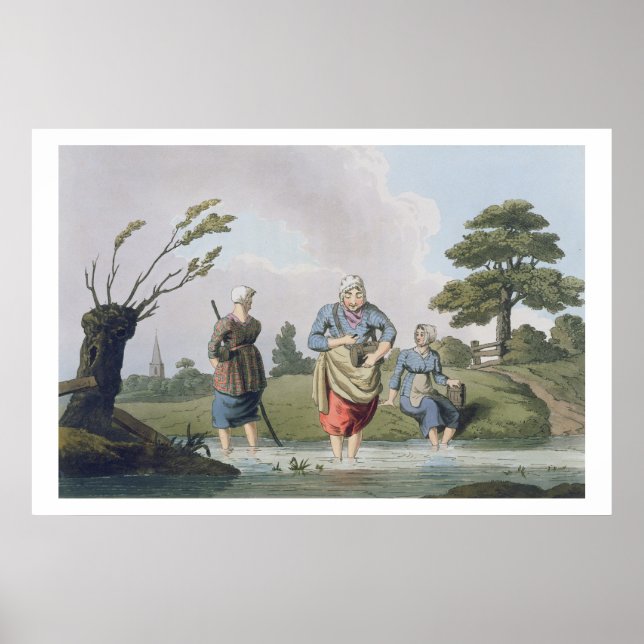 Póster Leech Finders, de la tumba de "Costume of Yorkshir (Frente)