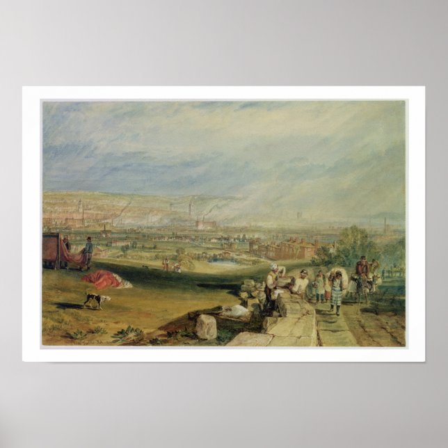 Póster Leeds (c/c sobre papel de trama) (Frente)