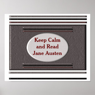 Póster Leer a Jane Austen - poster