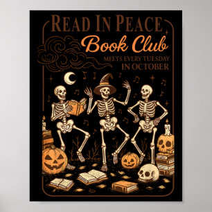 Póster Leer en el Club del Libro de la Paz Lectores espel