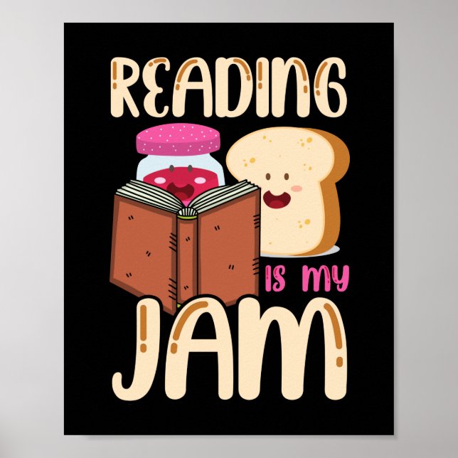 Póster Leer es una broma que me encanta leer libros regal (Frente)