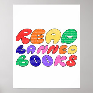 Póster Leer libros prohibidos