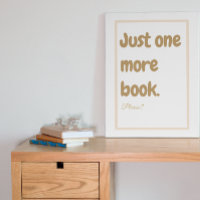 Leer libros un Poster de libros más