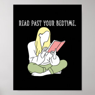 Póster Leer más de tu tiempo de cama