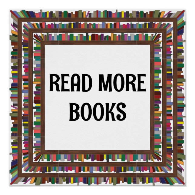 Póster Leer más libros (Anverso)