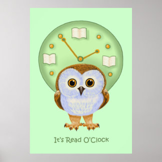 Póster Leer O'Clock