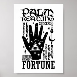 Póster Leer Palm Guidance Fortune