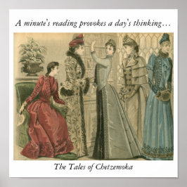 Póster Leer provoca el pensamiento