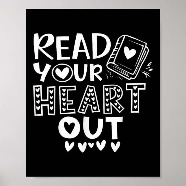Póster Leer Su Corazón Para Que Las Maestras Amen El Res (Frente)