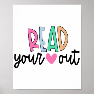 Póster Leer tu corazón lindo para las profesoras que aman