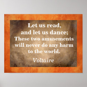 Póster Leer y bailar