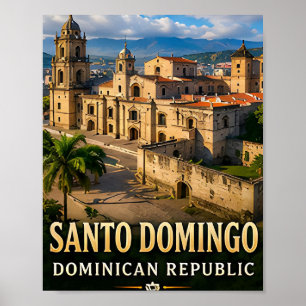 Póster Legado Colonial de Santo Domingo y Costa Caribe