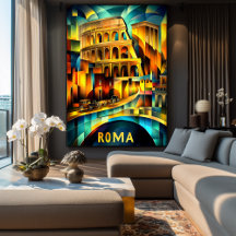 Legado Cubista de Roma – Coliseo Geométrico Modern