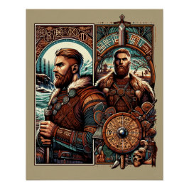 Póster Legado de los Guerreros Nórdicos