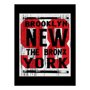 Póster Legado de Nueva York: Orgullo Borough y Borde urba