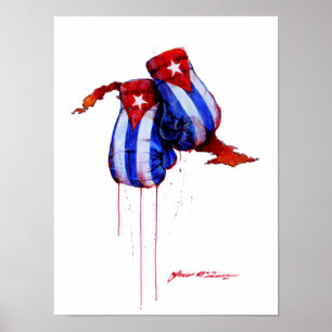 Póster Legado del boxeo cubano