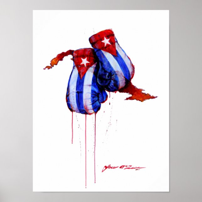 Póster Legado del boxeo cubano (Frente)
