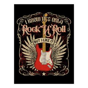 Póster Legado del rock 'N' Roll: Alas del sonido y la lib