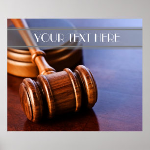 Póster Legal y ley que hacen el poster