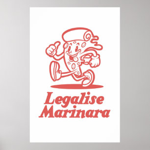 Póster Legalize Marinara Poster