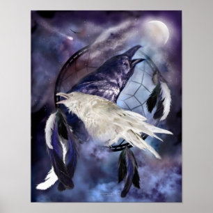 Póster Legend Of The White Raven Art Print/
