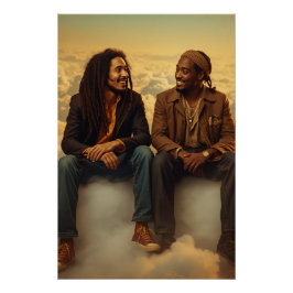 Póster Legendary Hip-Hop & Reggae Icons in the Clouds 