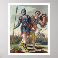 Legionarios, de "L'Antica Roma", 1825 (color li)