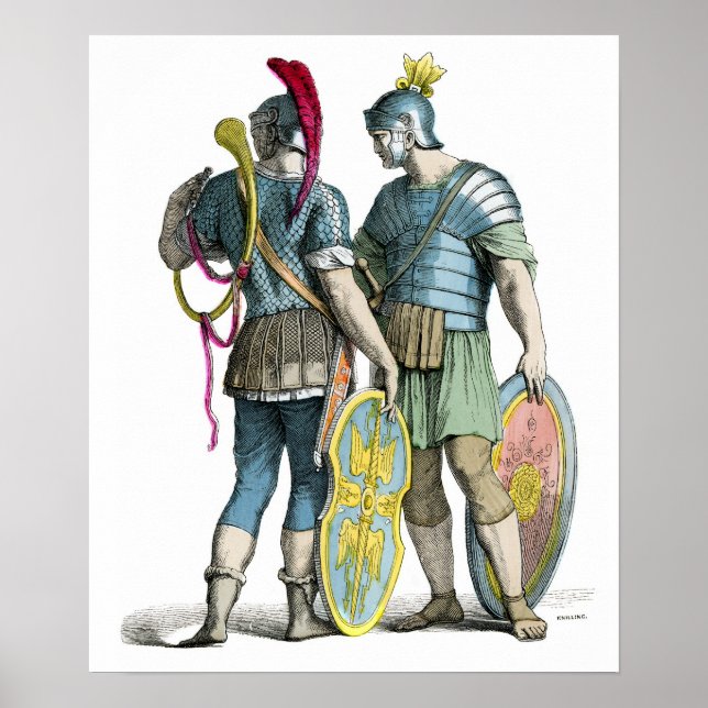 Póster Legionarios romanos antiguos (Frente)