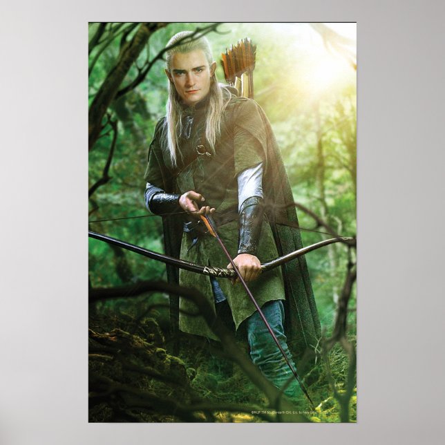 Póster LEGOLAS GREENLEAF™ con arco (Frente)