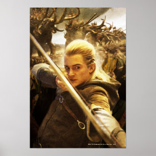 Póster LEGOLAS GREENLEAF™ dibujando su reverso