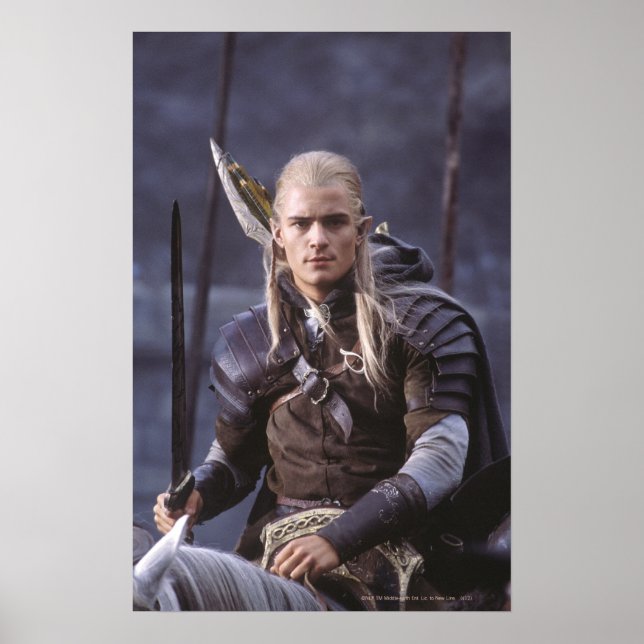 Póster LEGOLAS GREENLEAF™ sobre caballos (Frente)