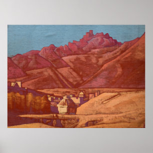 Póster Leh, Ladakh por Nicholas Roerich