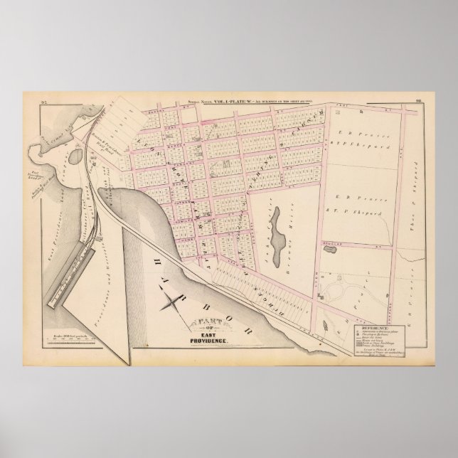 Póster Lehigh y Wilkesbarre Coal Company wharf Atlas (Frente)