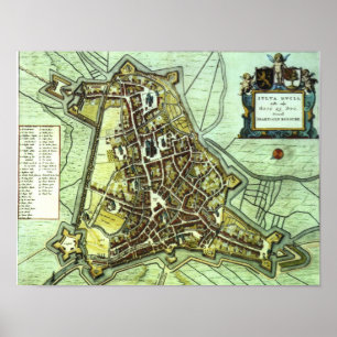 Póster Leiden - 1652
