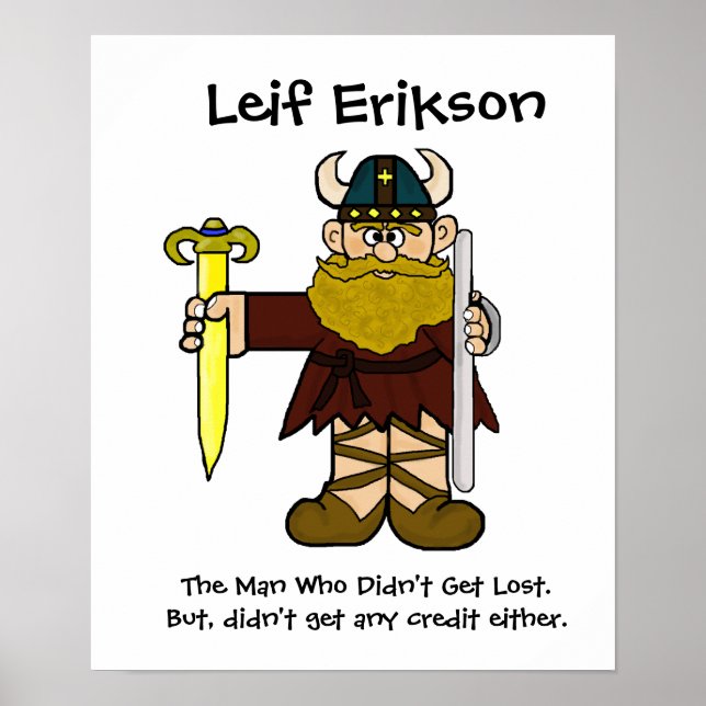 Póster Leif Erikson Poster (Frente)