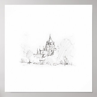 Póster Leinwanddruck Kunstdruck Hannover Rathaus