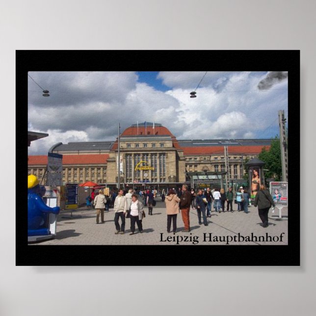 Póster Leipzig Hauptbahnhof (Frente)