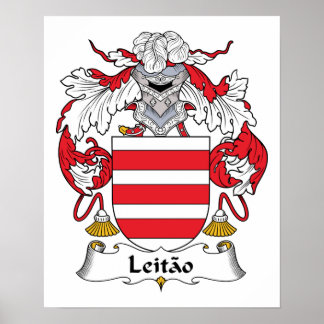 Póster Leitao Family Crest