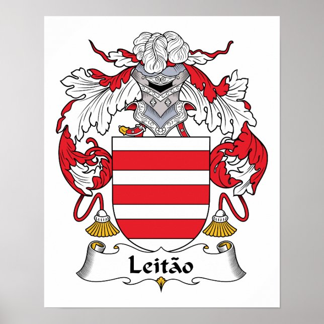 Póster Leitao Family Crest (Frente)